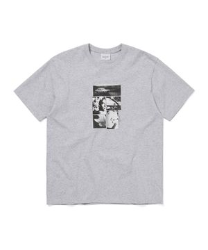Scenes Tee Heather Grey