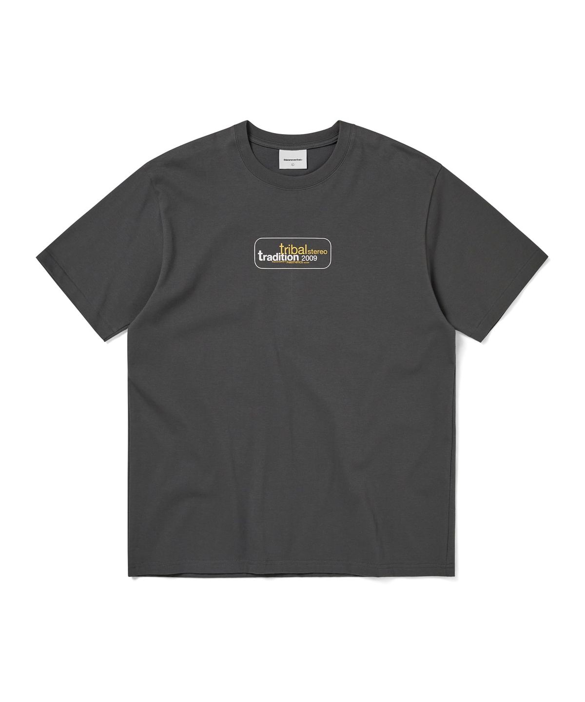 디스이즈네버댓(THISISNEVERTHAT) Tribal Stereo Tee Charcoal