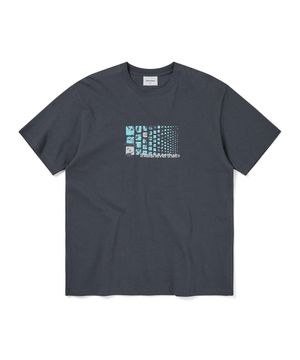 Cellular Tee Faded Navy