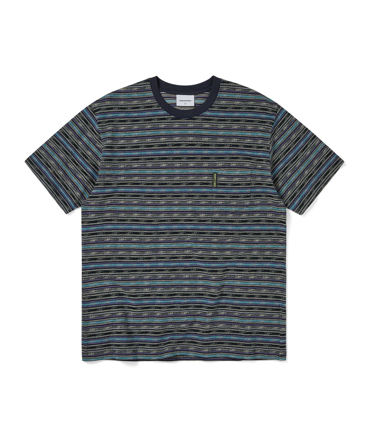 디스이즈네버댓(THISISNEVERTHAT) BE Striped Tee Navy
