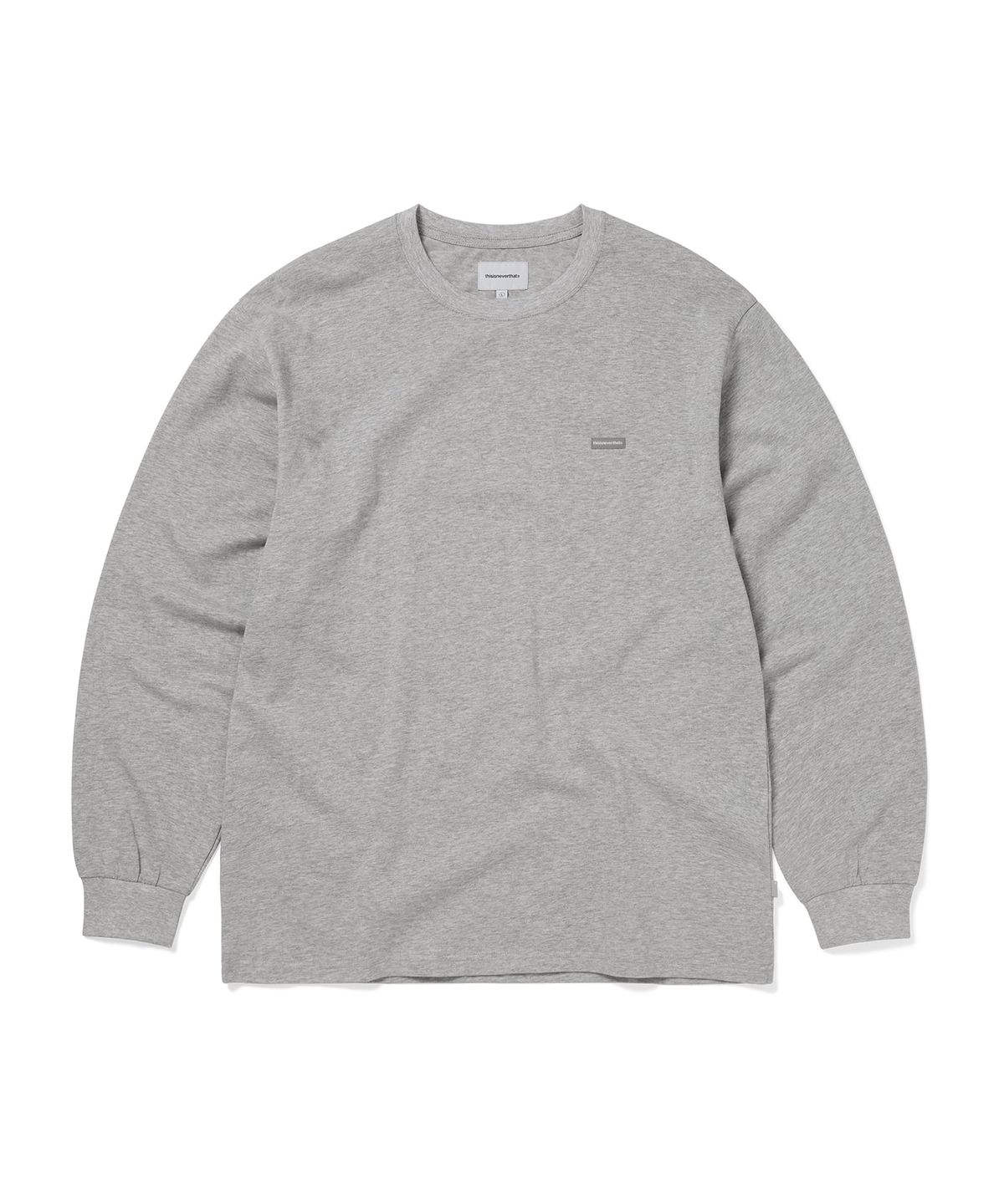 디스이즈네버댓(THISISNEVERTHAT) T.N.T. Classic HDP L/S Tee Heather Grey