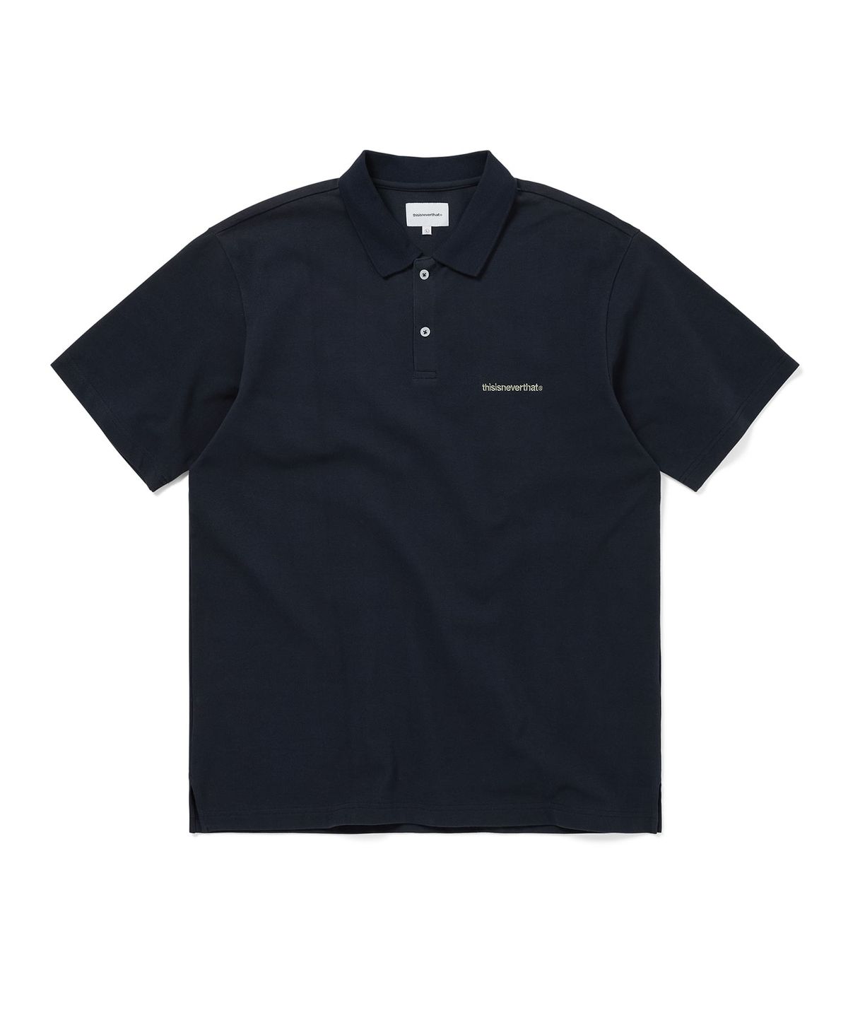디스이즈네버댓(THISISNEVERTHAT) T-Logo S/S Jersey Polo Navy