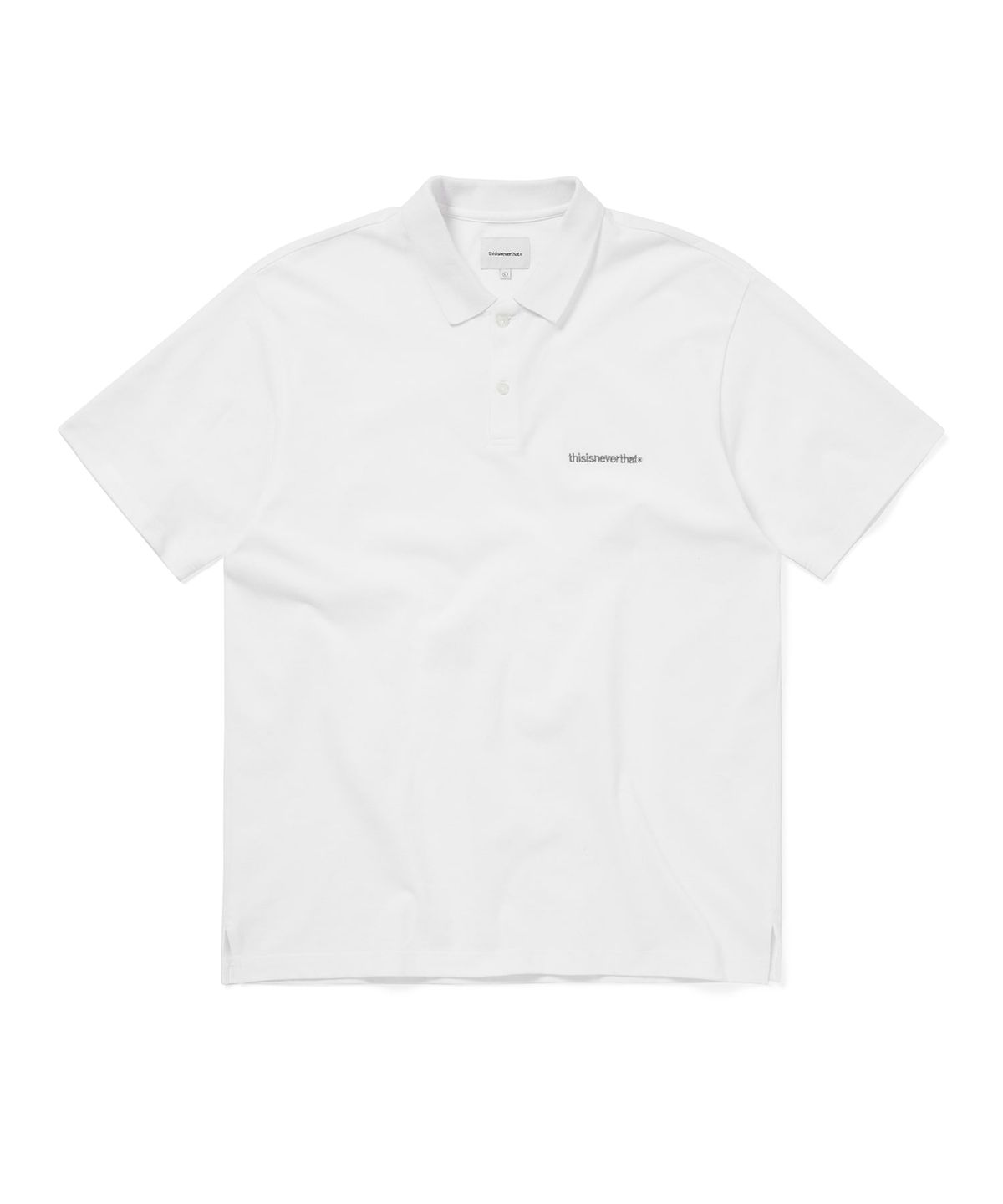 디스이즈네버댓(THISISNEVERTHAT) T-Logo S/S Jersey Polo White
