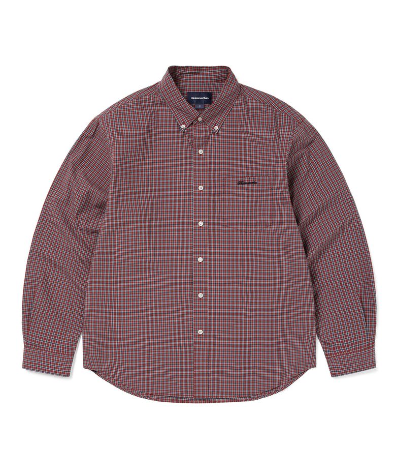 Lightweight Plaid Shirt Red