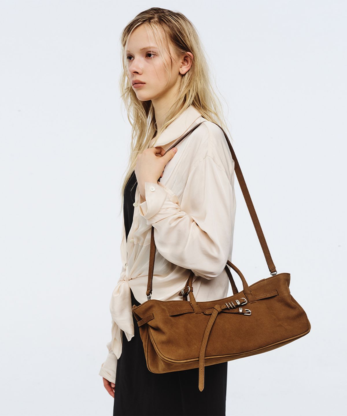 마지셔우드(MARGESHERWOOD) GRANDMA USED BAG_chestnut nubuck