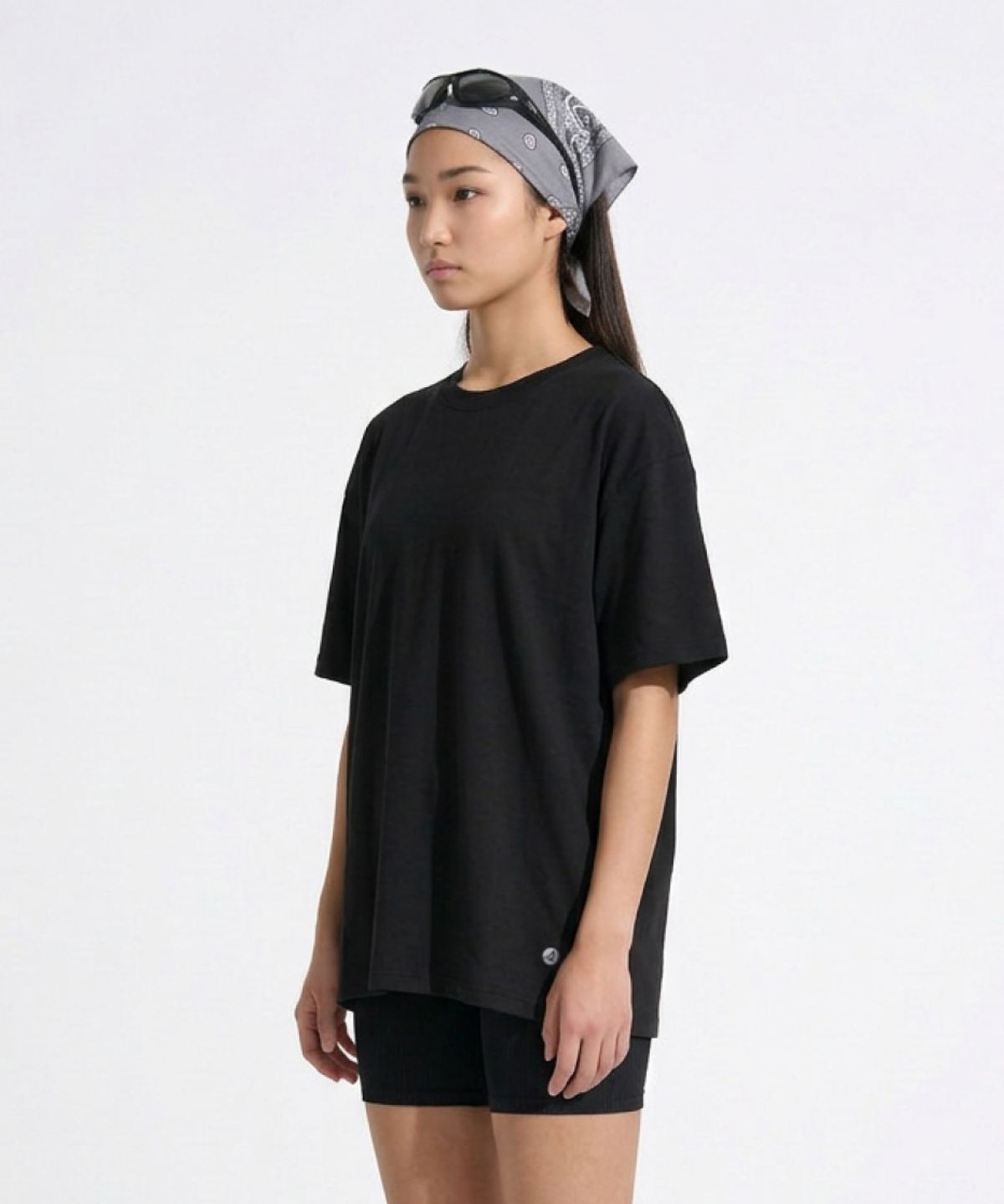 스페리(SPERRY) 루즈핏 크루넥 반팔티_블랙 [SPRU_0005]