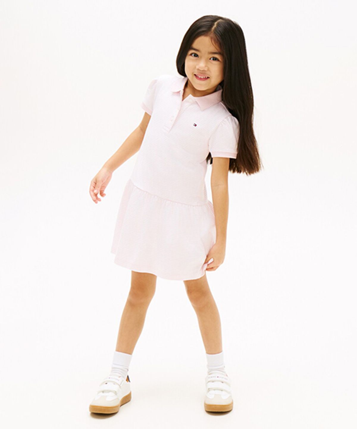 타미힐피거 키즈(TOMMY HILFIGER KIDS) 스트라이프 폴로 드레스