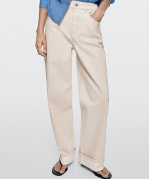 롤업 스트레이트핏 진