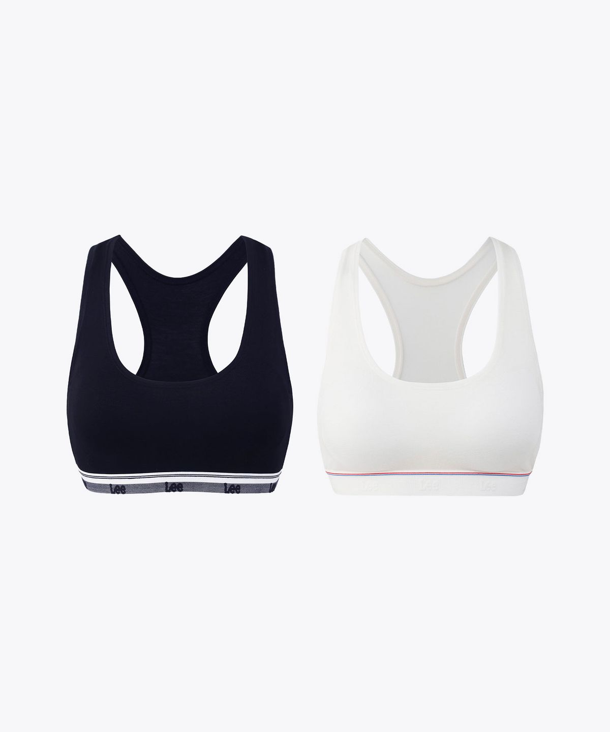 리 바디웨어(LEE BODYWEAR) 에센셜 트윈 엣지 브라탑_2Colors
