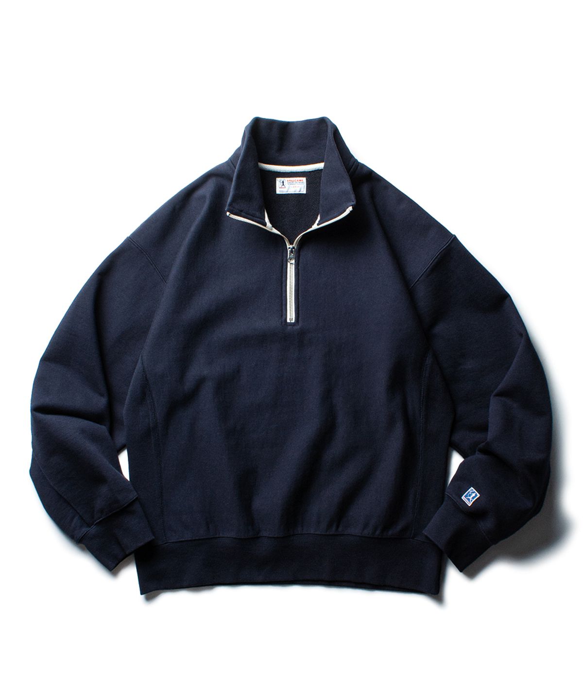 더 레스큐(THE RESQ) CLASSIC HALF ZIP SWEATSHIRT [DARK NAVY]