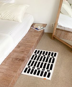 빈티지블록 지아트 리사이클 자카드 발매트