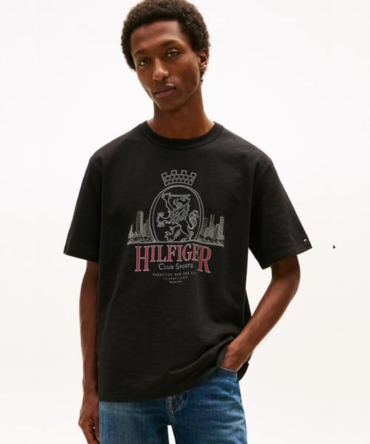 타미힐피거(TOMMY HILFIGER) 헤리티지 크레스트 티셔츠 (T12G1TPO530MT1BDS)