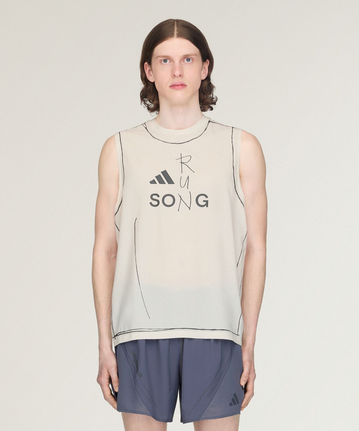 아디다스(ADIDAS) adi365 송 포 더 뮤트 러닝 탱크 남성용 KT0775