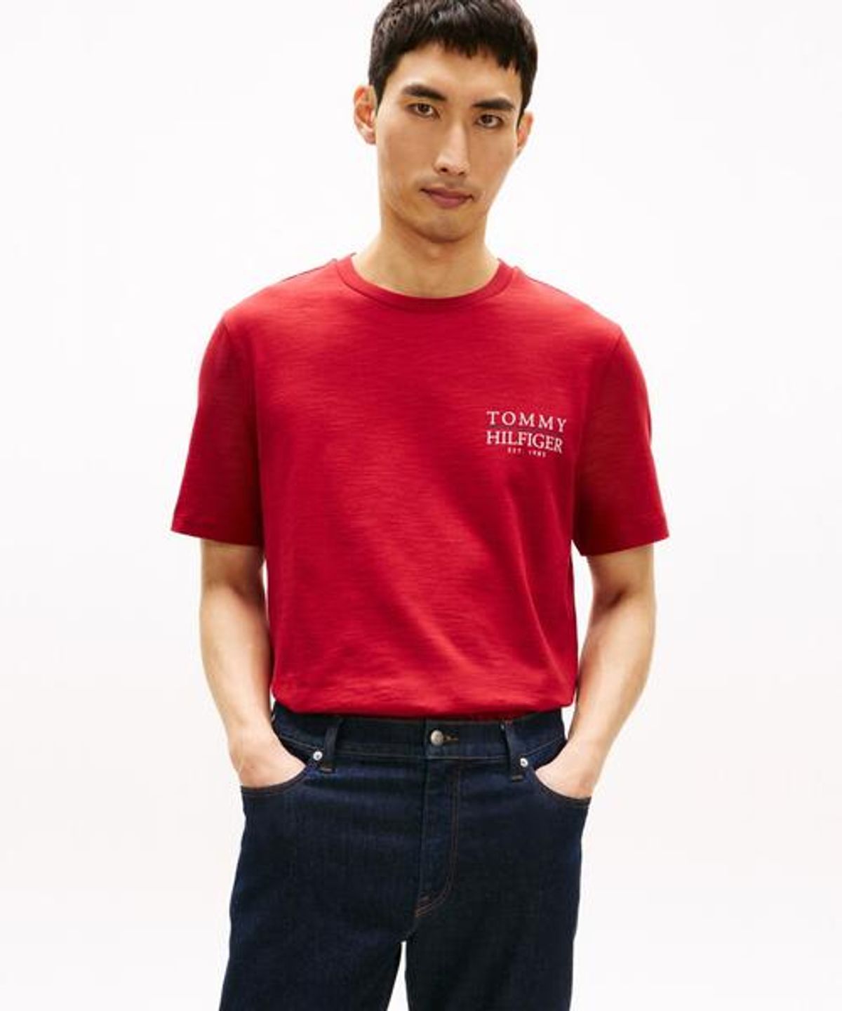 타미힐피거(TOMMY HILFIGER) 헤리티지 텍스트 티셔츠 (T12G1TPO520MT1XIT)