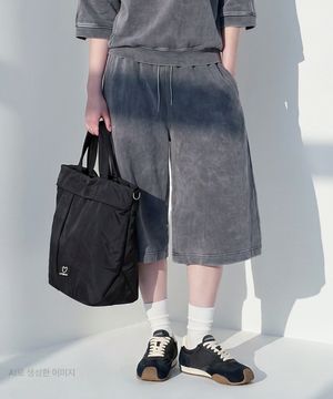 여성) 빈티지 피그먼트 릴렉스 버뮤다 팬츠