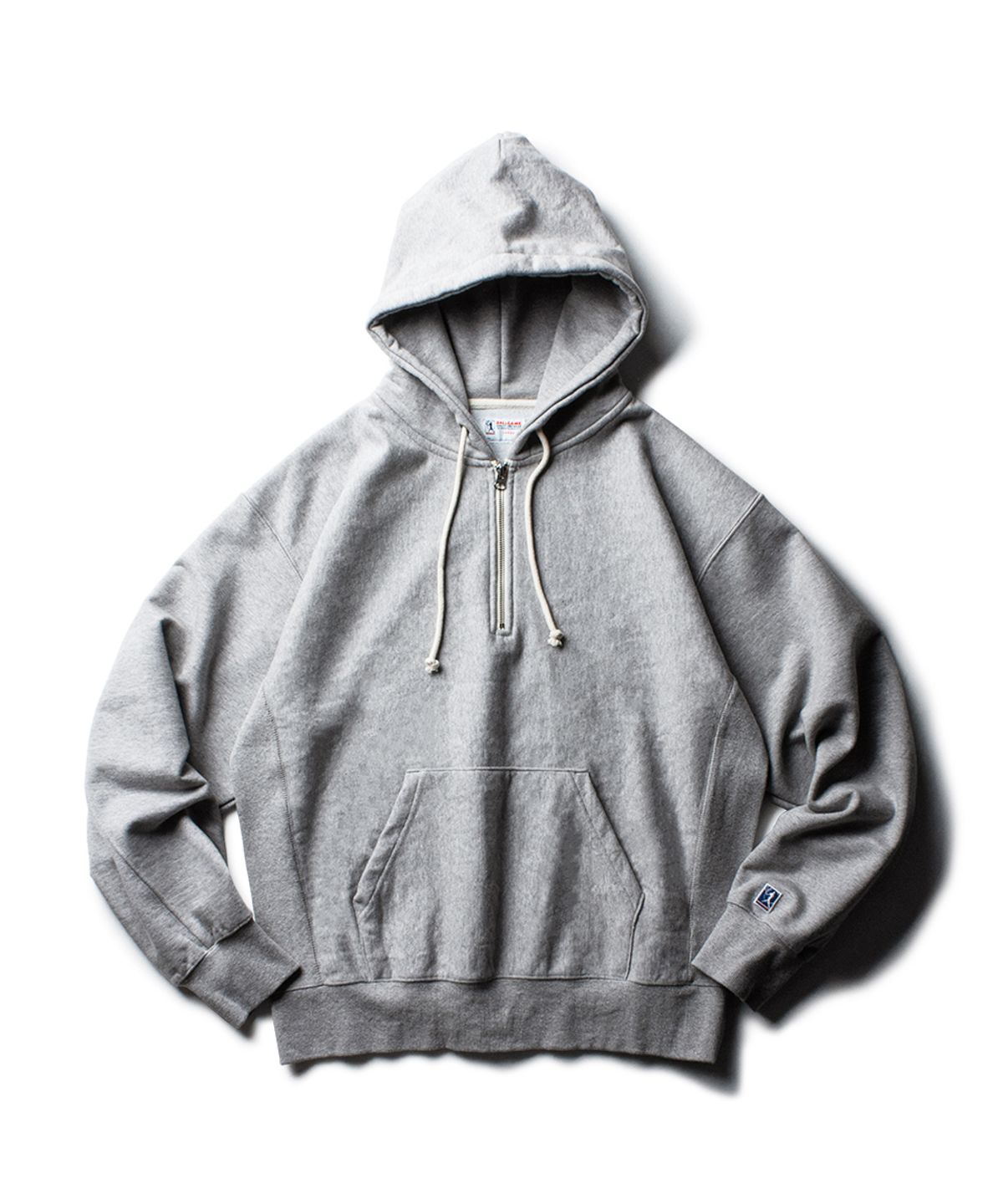 더 레스큐(THE RESQ) CLASSIC QUARTER ZIP HOODIE [MELANGE GREY]