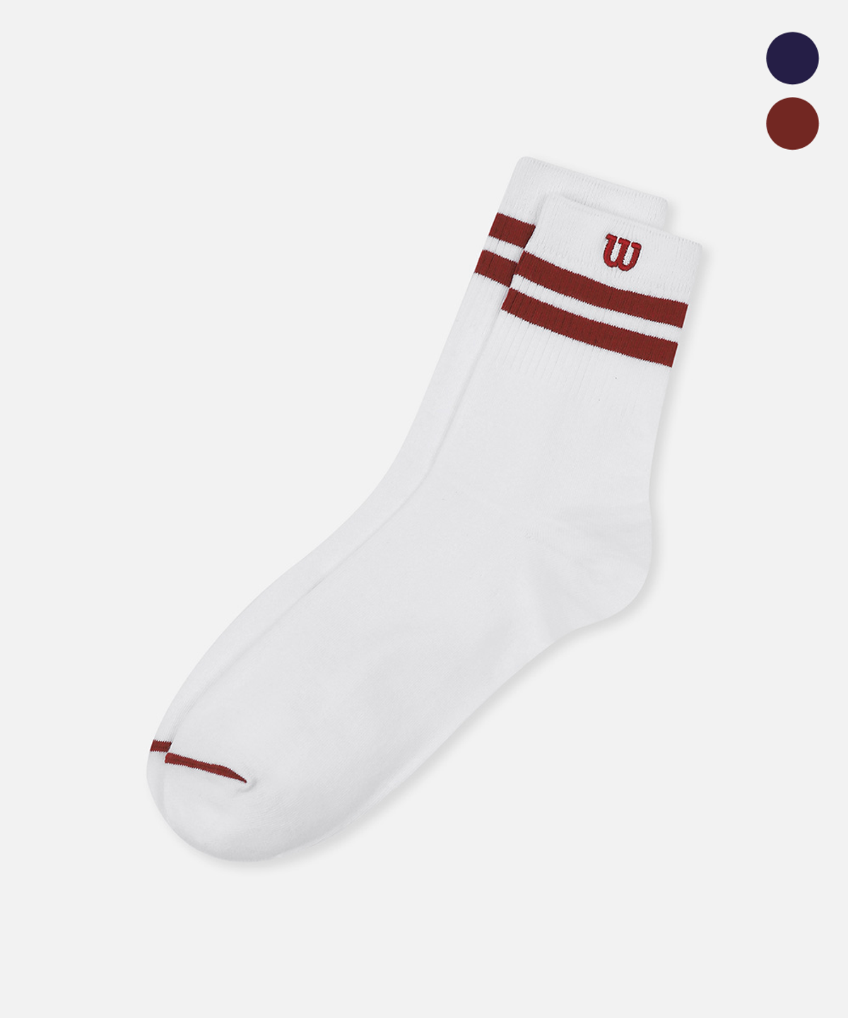 윌슨(WILSON) 클래식 스트라이프 미드 삭스 (2color)