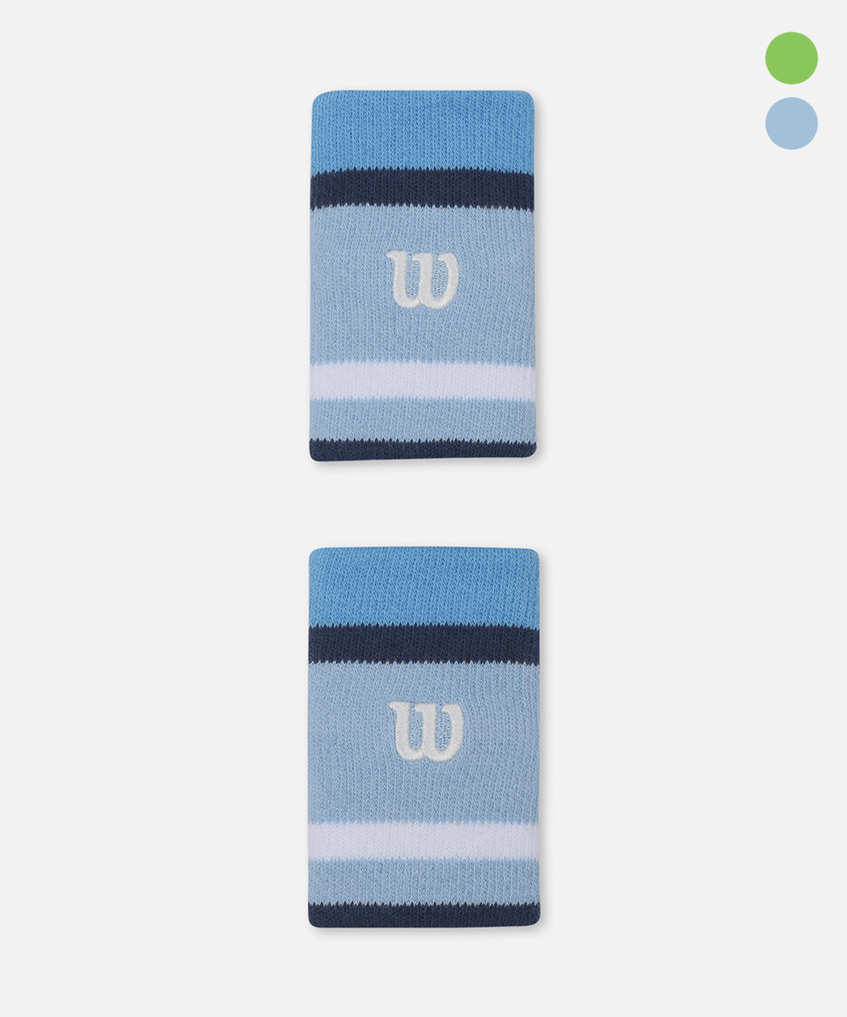 윌슨(WILSON) 코트라인 손목밴드 롱(2PCS) (2color)
