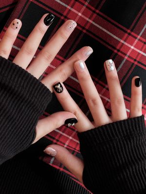 리유저블 네일팁 그런지 베어(숏 스퀘어)