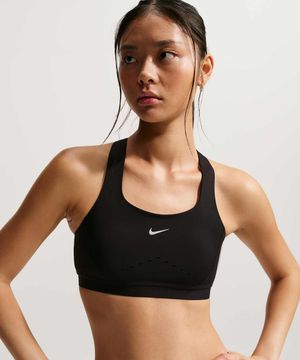 스위프트 하이 서포트 라이틀리 라인드 스포츠 브라 W - 블랙:실버 / HM5221-010