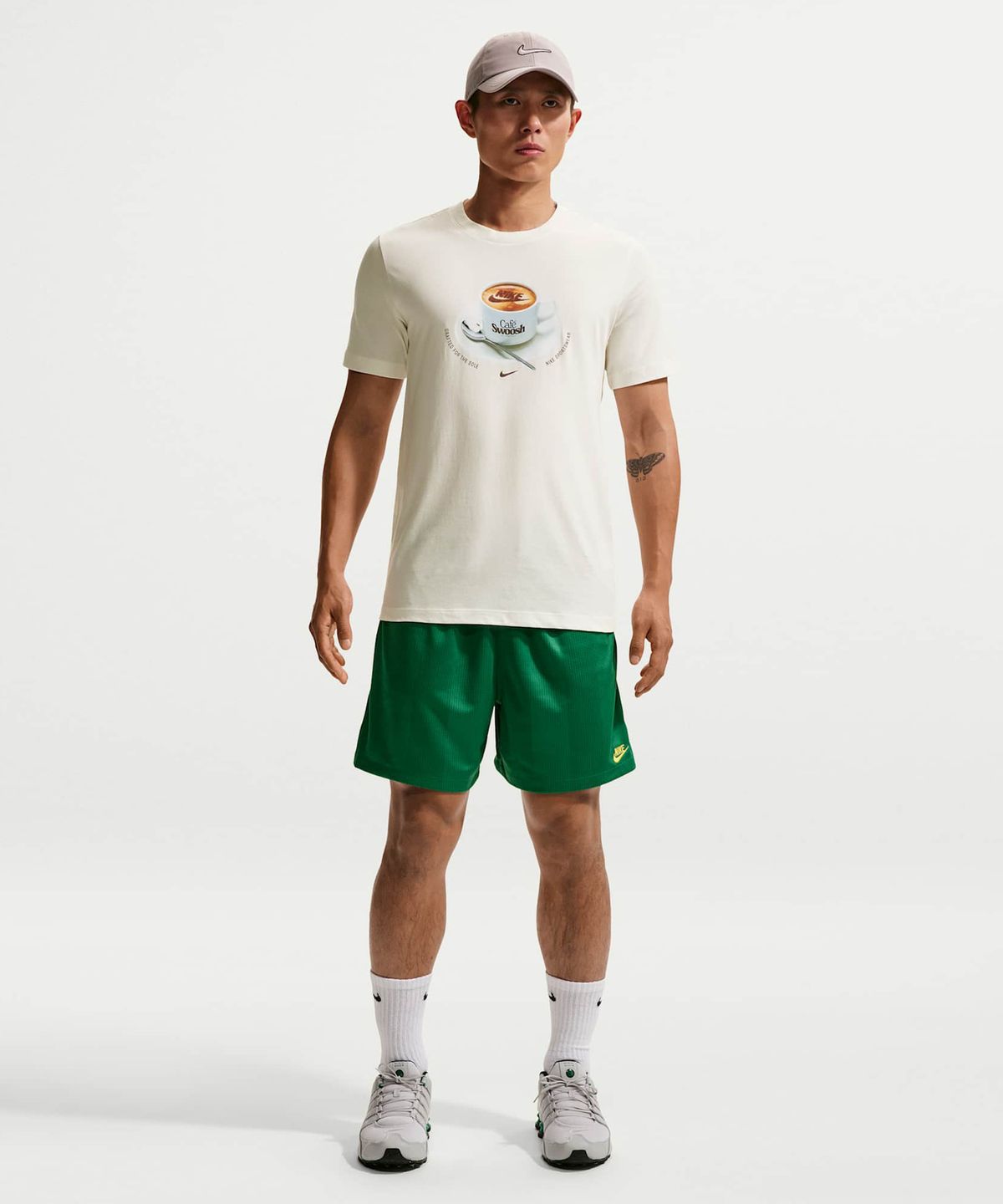 나이키(NIKE) 스포츠웨어 클럽 플로우 쇼츠 M - 말라카이트:라이트닝 / II4374-365