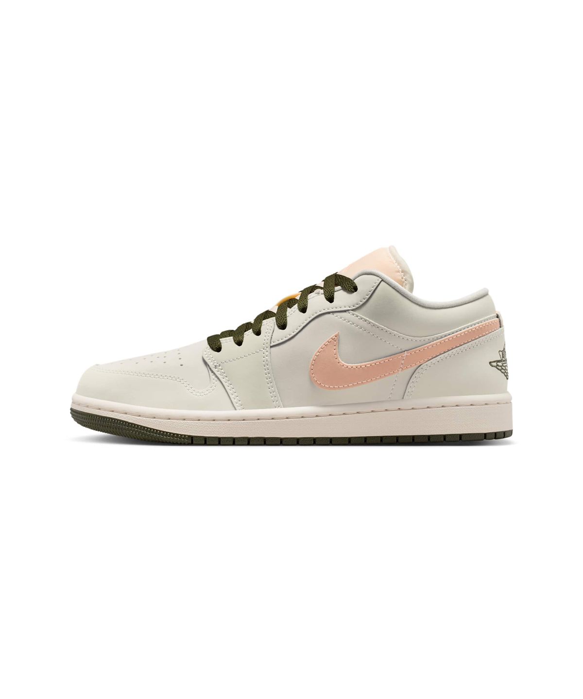 나이키(NIKE) 에어 조던 1 로우 W - 세일:크림슨 틴트:카고 카키 / DC0774-111