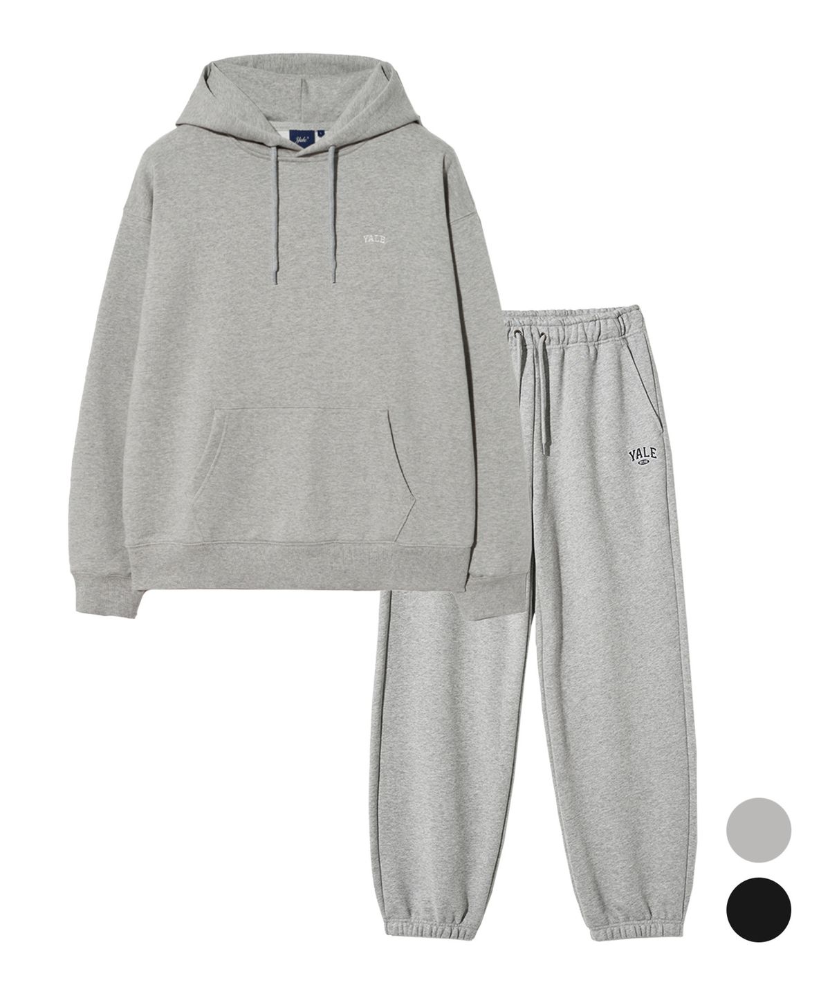 예일(YALE) [SET] 스몰아치 후드   스몰 투톤아치 스웨트 팬츠 (2 Colors)