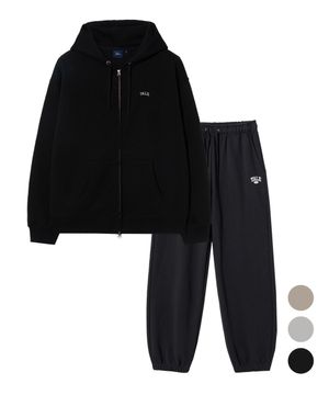 [SET] 스몰아치 후드집업   스몰 투톤아치 스웨트 팬츠 (3 Colors)