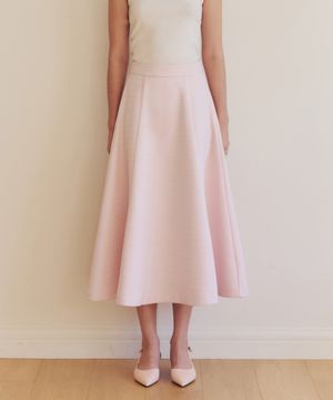 [4컬러] 크리미 트위드 롱 스커트