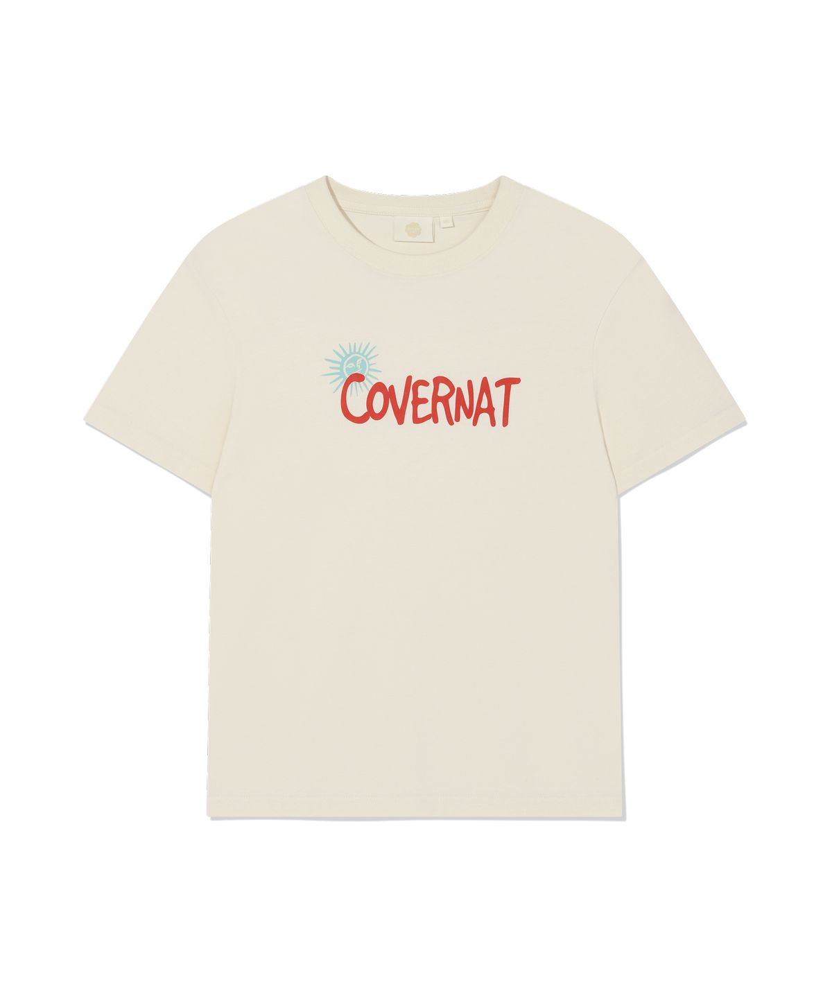 커버낫 우먼(COVERNAT WOMAN) 우먼 솔레이 그래픽 티셔츠 아이보리