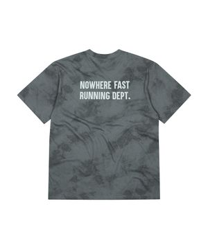 공용 러닝 타이다이 반팔 티셔츠 그레이