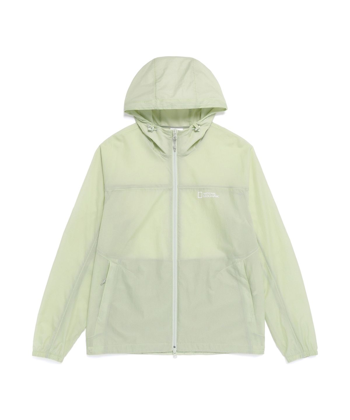 내셔널지오그래픽(NATIONALGEOGRAPHIC) N262UJP911 라이트팩 후드 풀집업 바람막이 LIGHT JADE