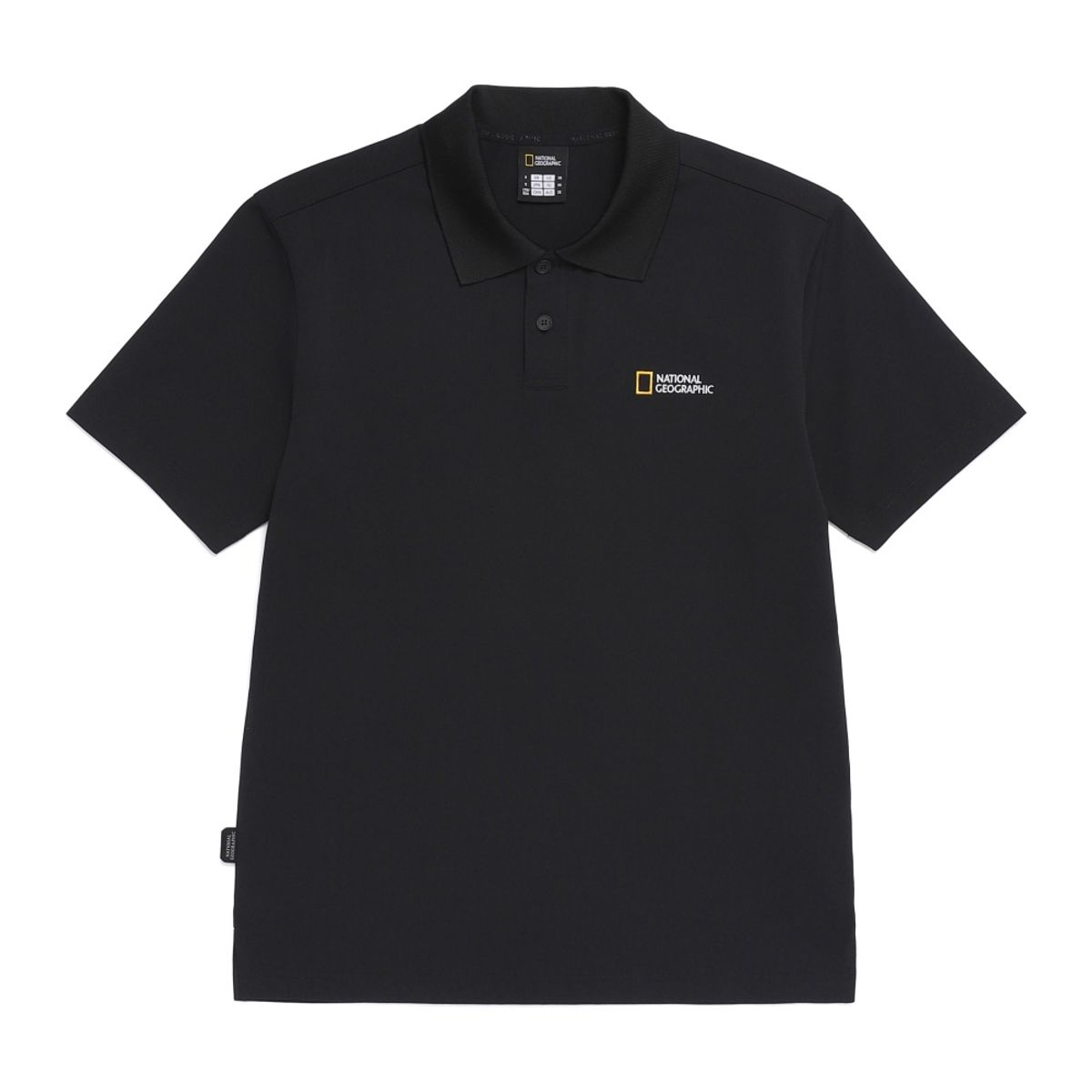내셔널지오그래픽(NATIONALGEOGRAPHIC) N262UPL020 카리디 피케 반팔 카라 티셔츠 BLACK