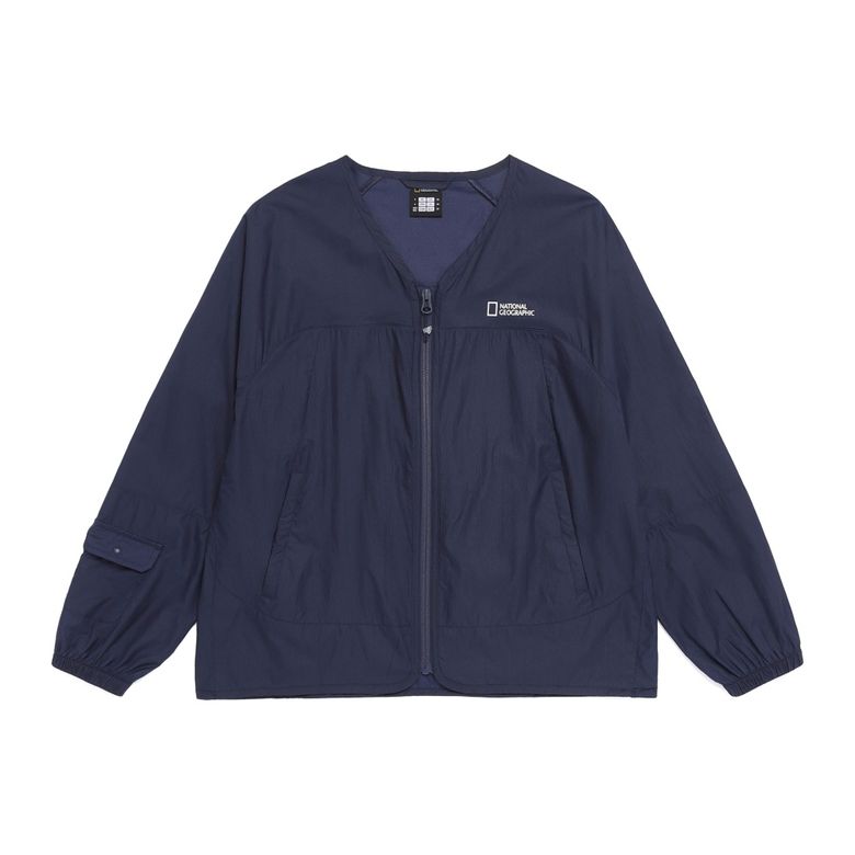 N262WJP021 여성 라이트팩 가디건 경량 점퍼 NAVY