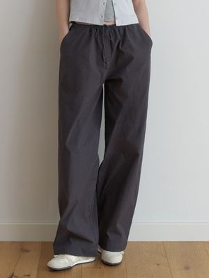 Lorne stripe pants (charcoal)