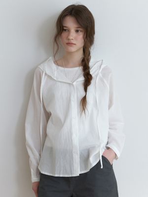 Eaten hoodie shirt (white)