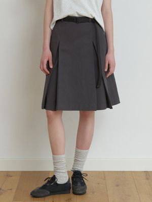 Hound cotton skirt (charcoal)