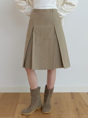 Hound cotton skirt (olive beige)