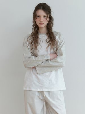 Neer raglan t-shirt (oatmeal)