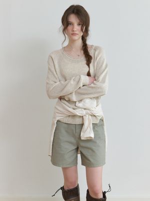 Ood linen r knit (oat melange)