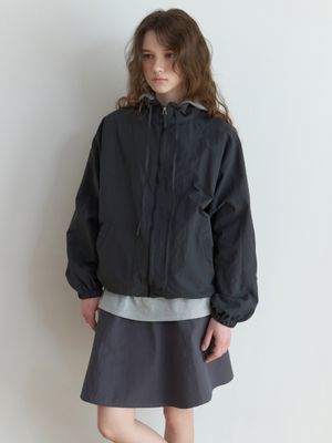 Basset wind jacket (charcoal)