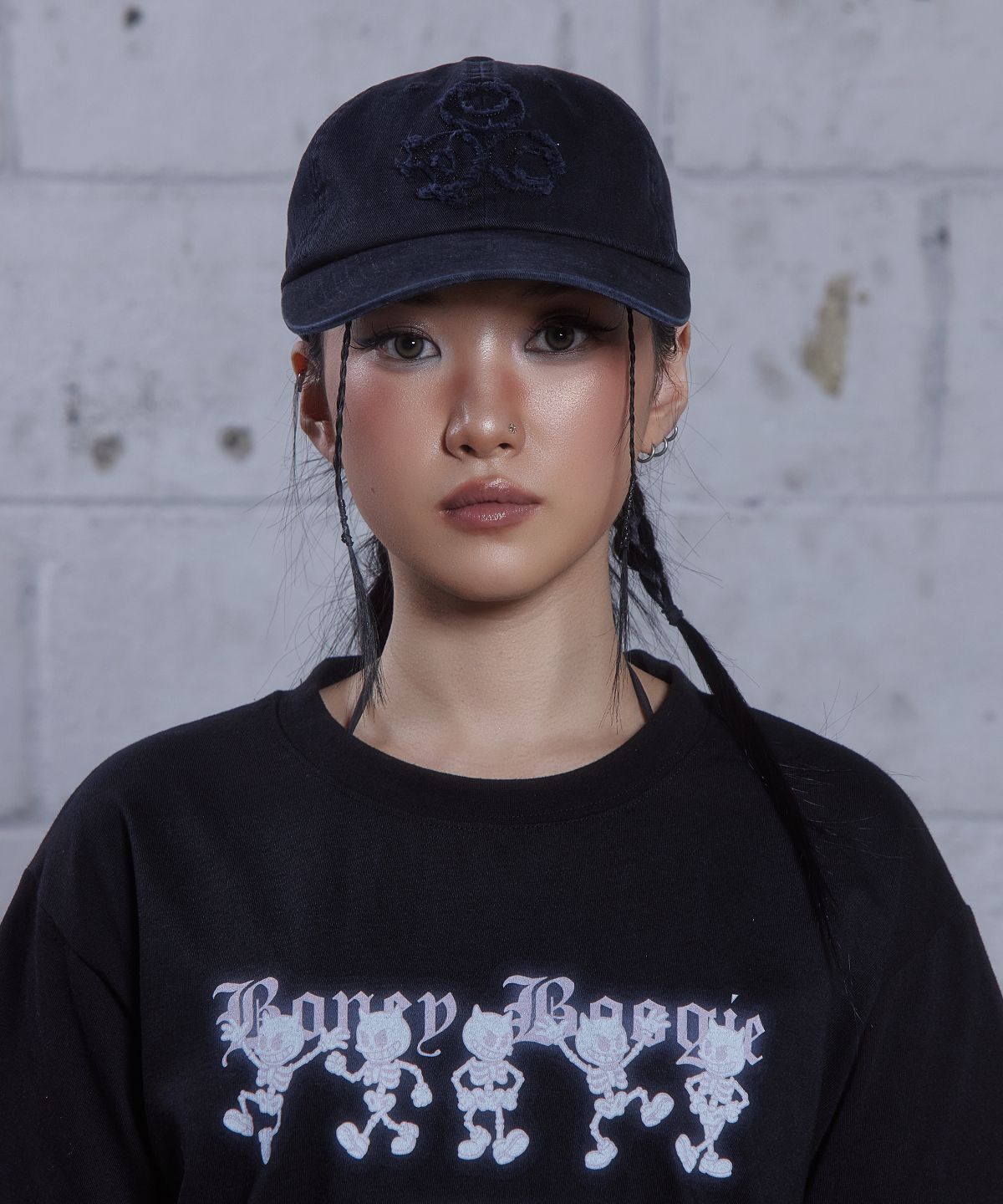 디오스피스(DAUSPICE) (DUC) Symbol Applique Ball Cap Black
