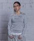 (DUC) GA Henley-Neck Long Sleeve Gray