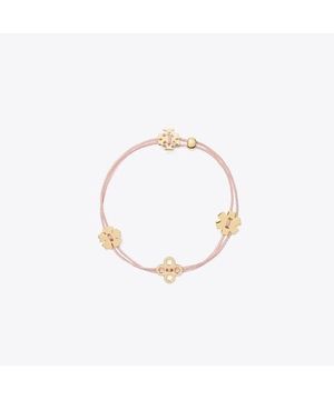 클로버 코드 브레이슬릿 - 핑크