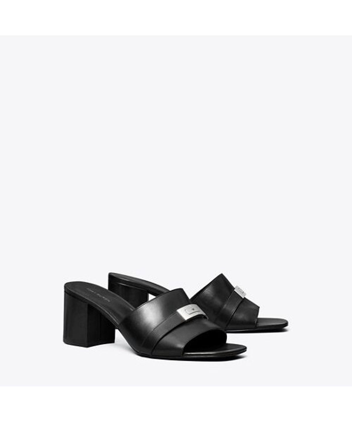 토리버치(TORYBURCH) 릴리 힐 뮬 - 퍼펙트 블랙