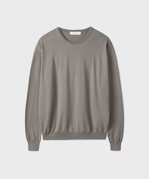 SOFFIO CREWNECK KNIT [MOCHA BROWN]