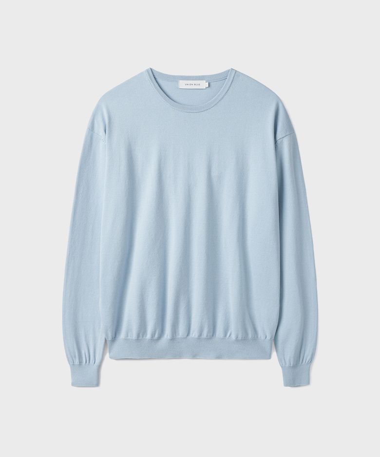 SOFFIO CREWNECK KNIT [CLOUD BLUE]