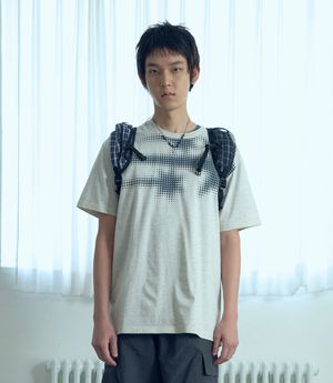 3STAR HALFTONE TEE_OATMEAL(NG2GMUT507A)
