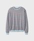 SOFFIO STRIPE CREWNECK KNIT [RETRO SKY]