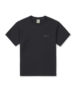 클래식 우븐 반팔 티셔츠 (S26MUTTS16) Black